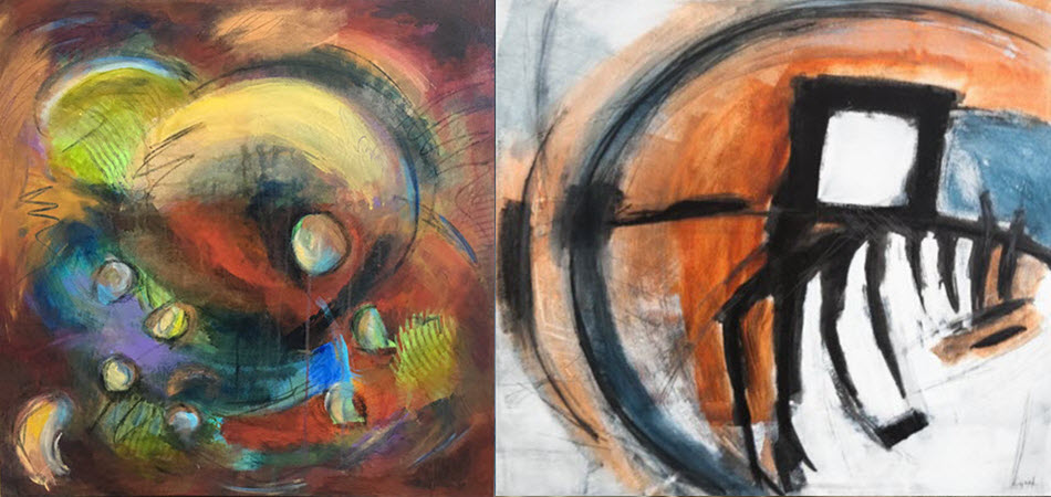 Abstract artwork by Debbie Lynch