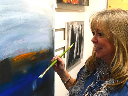 Debbie Lynch in her Kelowna studio